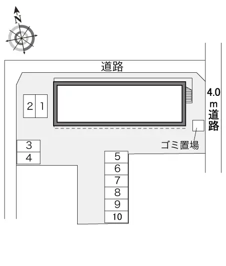 ★手数料０円★柏市十余二　月極駐車場（LP）